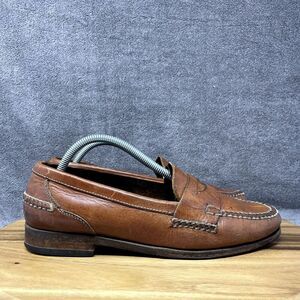 Cole Haan Country 2906 Brown Leather Slip On Penny Loafer Shoes Men's 9.5 W WIDE